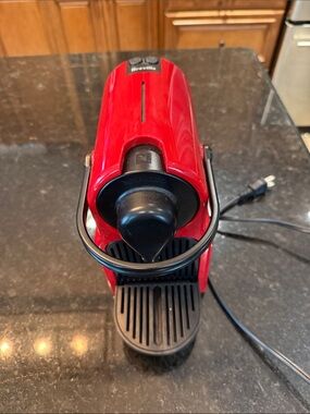 Nespresso Inissia Red Compact Pod Espresso Machine